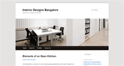 Desktop Screenshot of interiordesignsbangalore.com