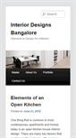 Mobile Screenshot of interiordesignsbangalore.com